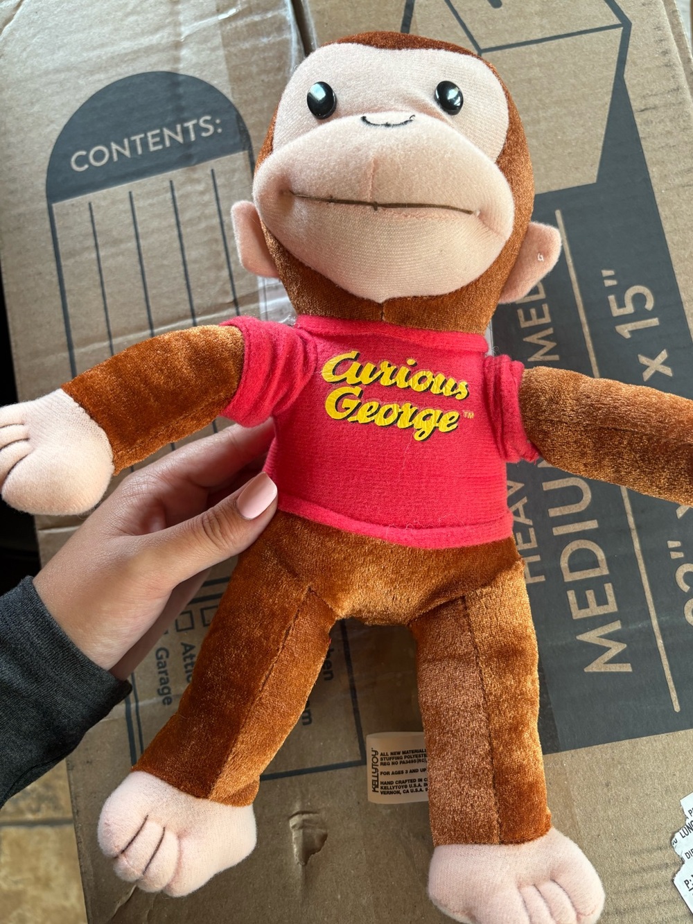 Curious George Plush Doll with Red Shirt